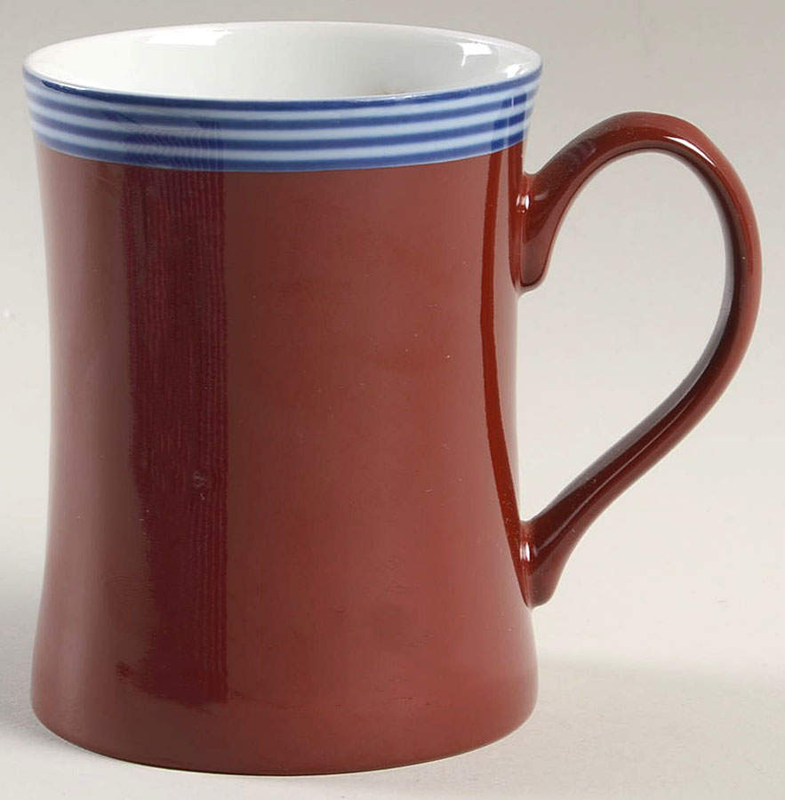 Circa Blue & Cinnabar Mug by Fitz & Floyd-1