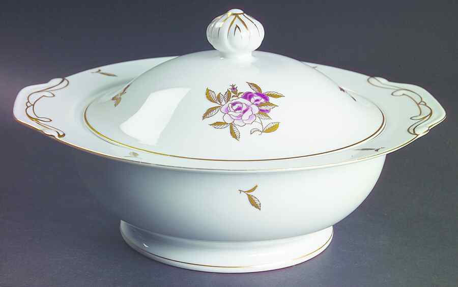 538 Round Covered Vegetable by Fukagawa-1