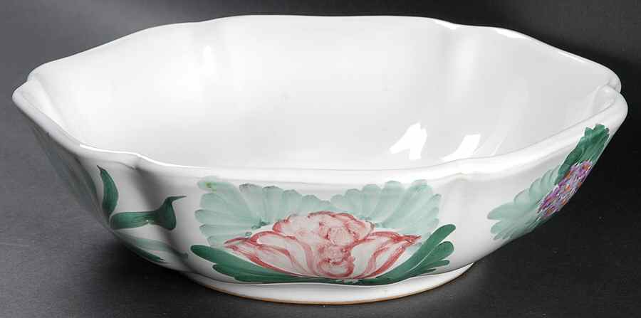 Flora 10" Round Vegetable Bowl by Fortebraccio-1