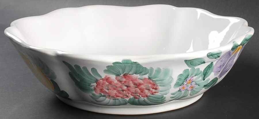 Flora 12" Large Salad Serving Bowl by Fortebraccio-1