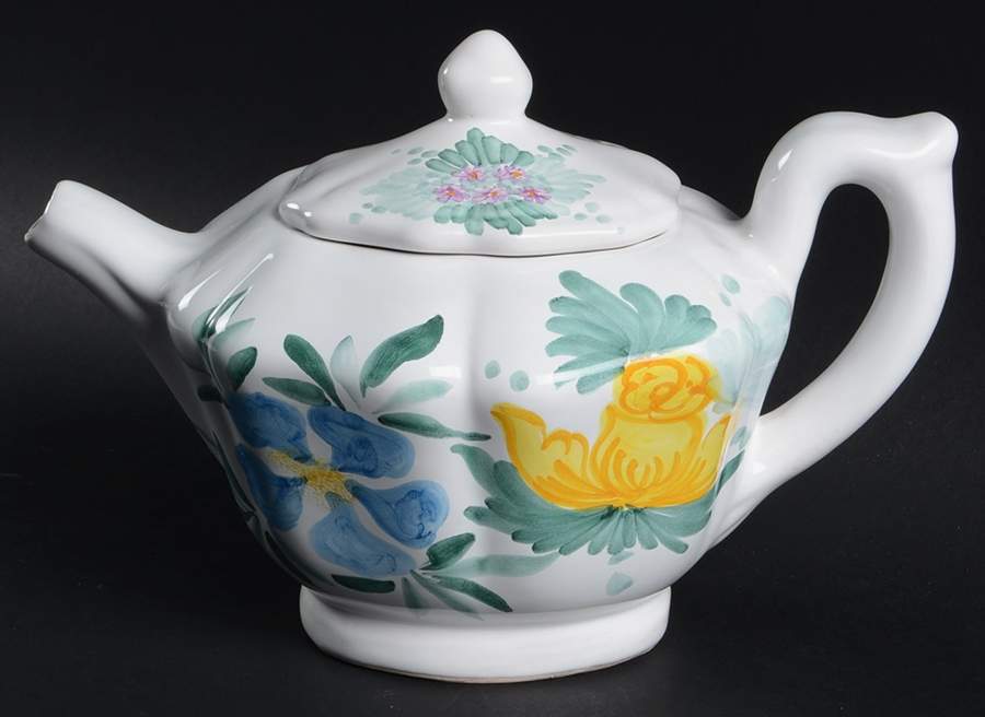 Flora Teapot & Lid by Fortebraccio-1