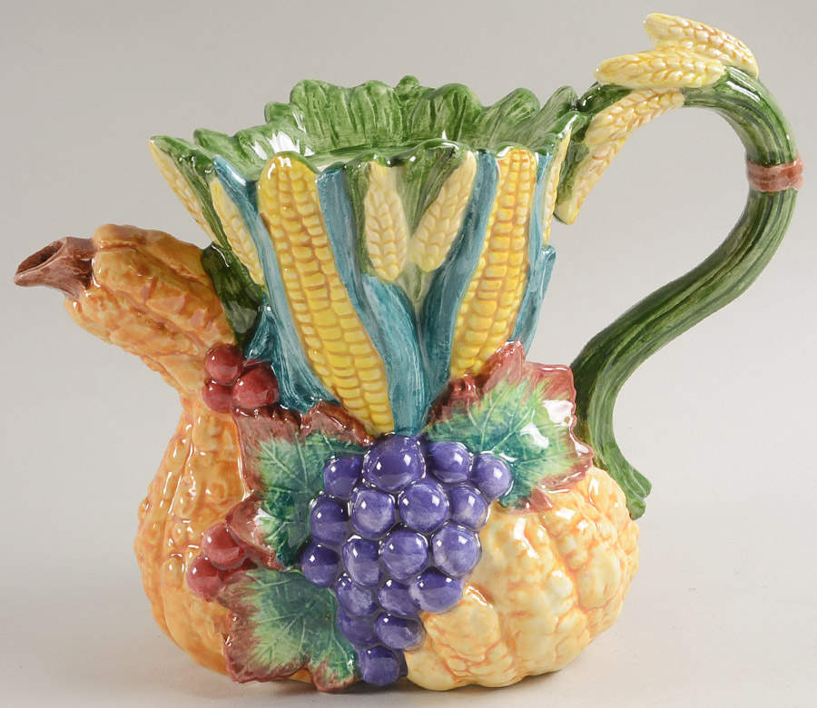 Harvest Home Teapot No Lid by Fitz & Floyd-1