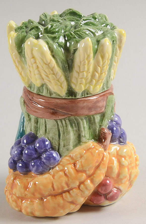 Harvest Home Stacking Salt & Pepper Set by Fitz & Floyd-1