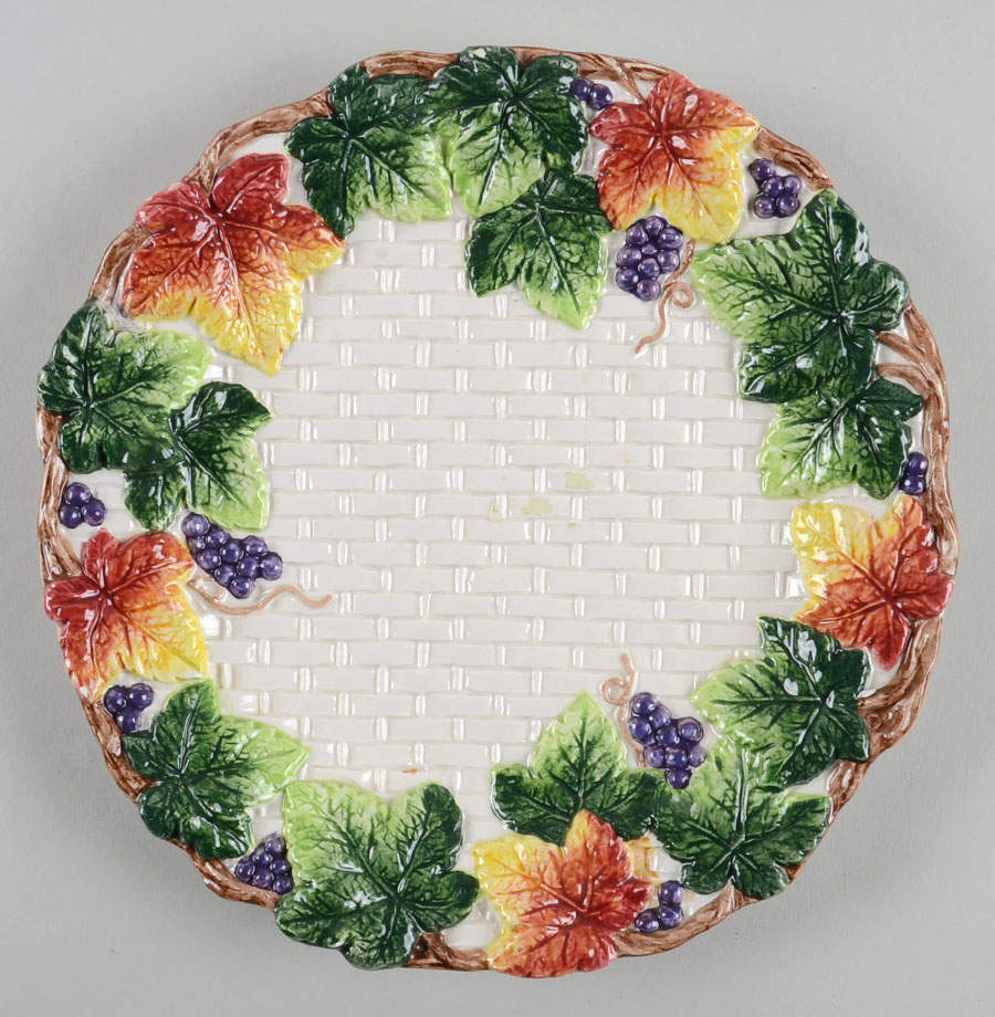 Harvest Foliage Canape Plate by Fitz & Floyd-1