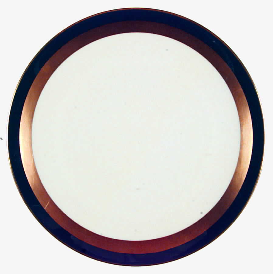 Contessa Teal Green (Gold Trim, Coupe) Dinner Plate by Flintridge-1
