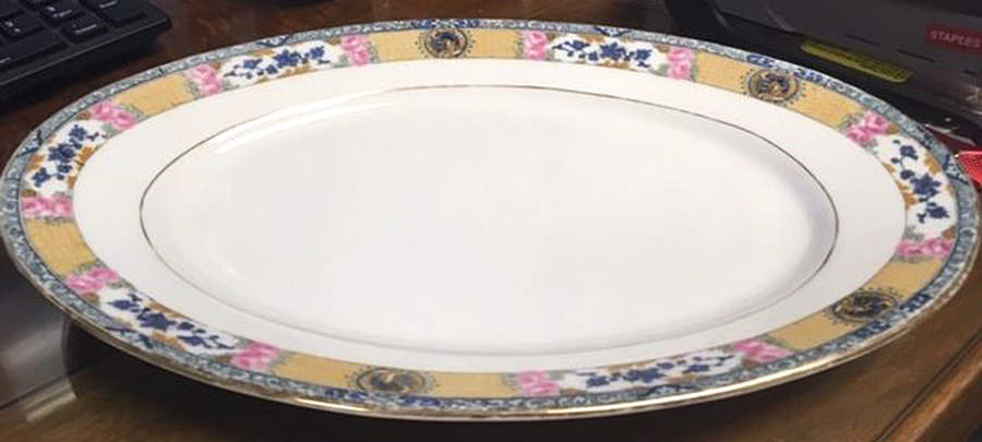 FRA18 12" Oval Serving Platter by Fraureuth-1