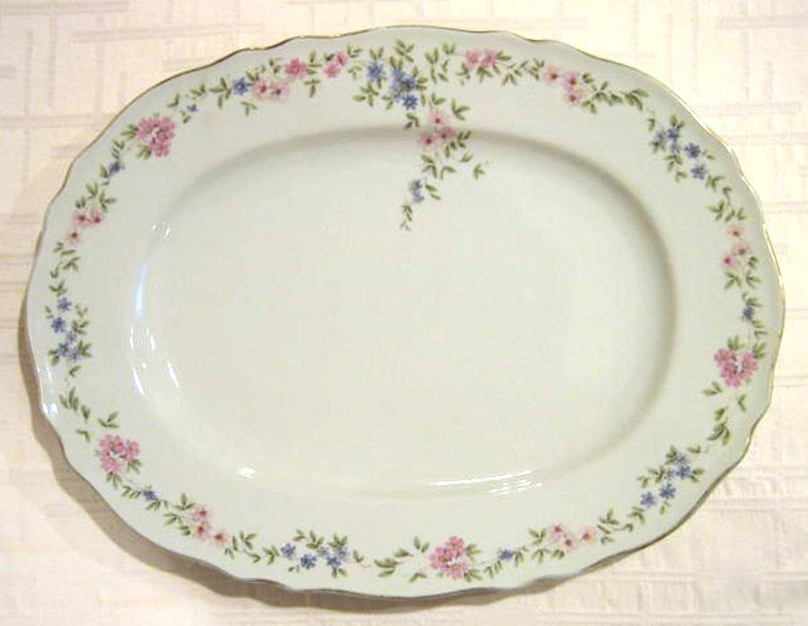 Florina 15" Oval Serving Platter by Franconia-Krautheim & Adelburg-1