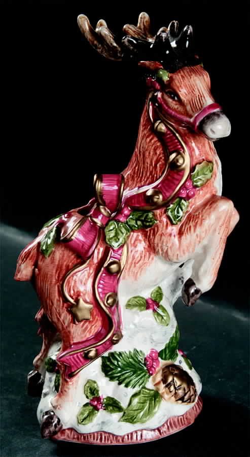 Kris Kringle Tall Candlestick by Fitz & Floyd-1