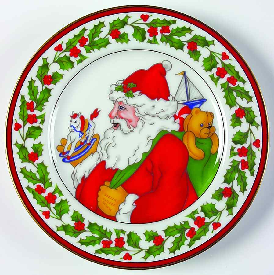 Kris Kringle Salad Plate by Fitz & Floyd-1