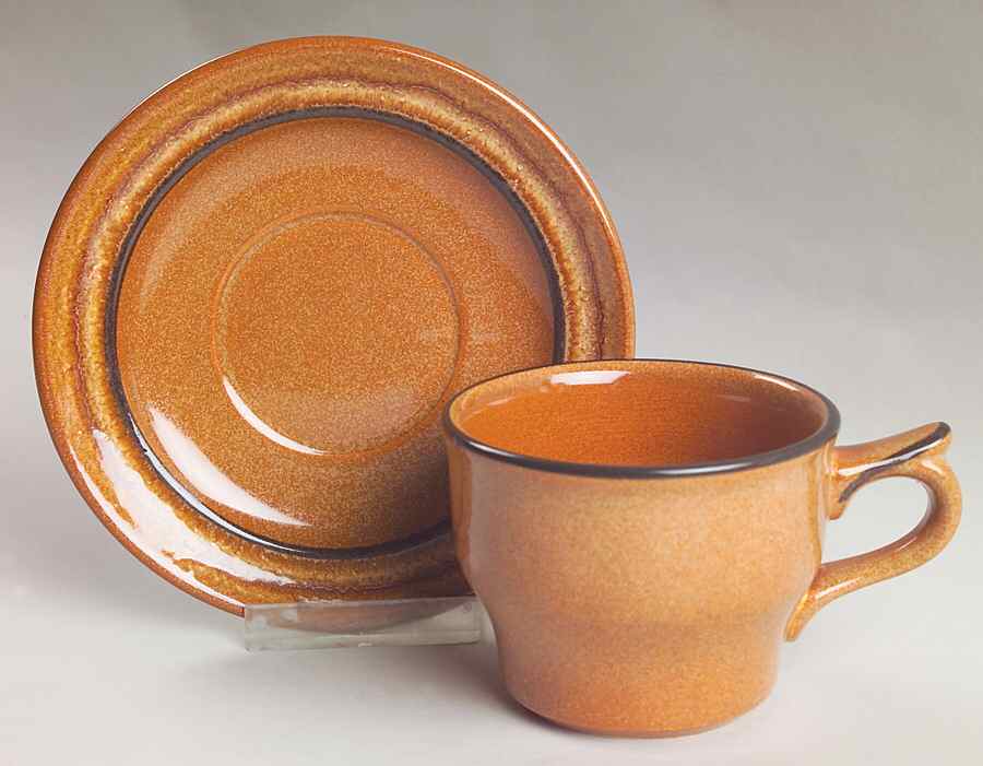 Origin Flat Cup & Saucer Set by Franciscan-1