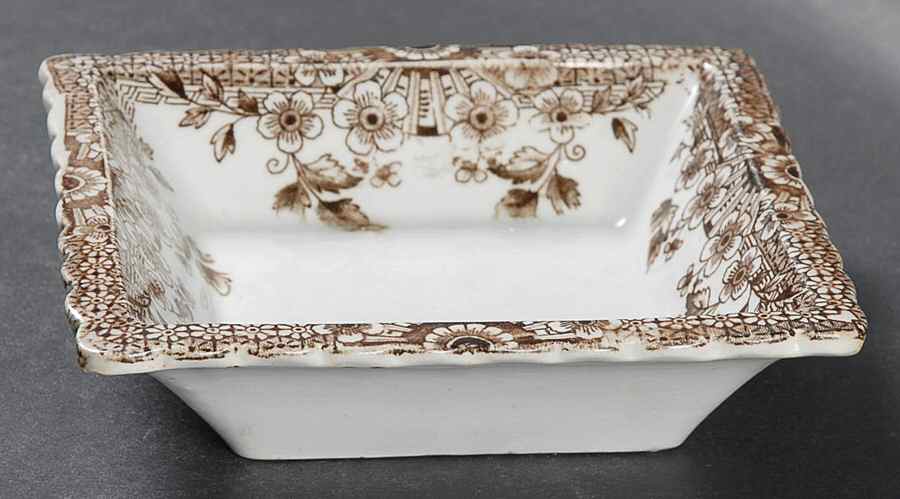 FOL20 Square Fruit/Dessert (Sauce) Bowl by Foley-1