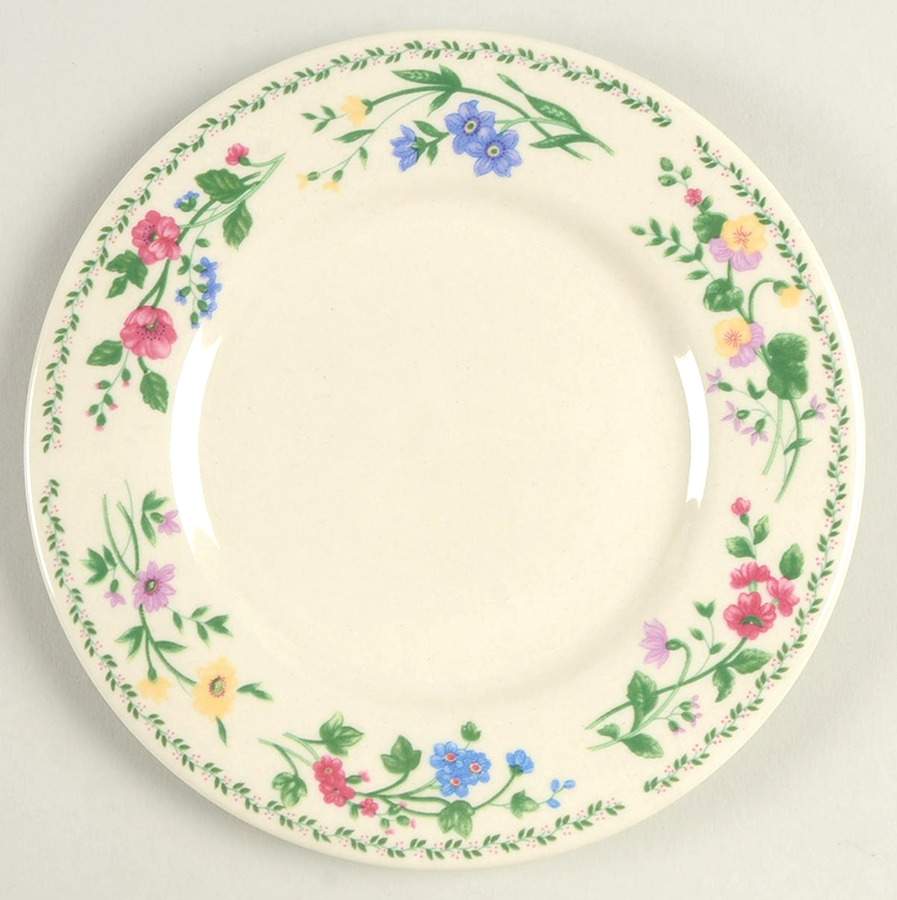 English Garden (4241, Cream Background) Bread & Butter Plate by Farberware-1