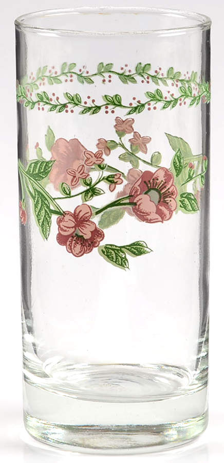 English Garden (4241, Cream Background) 8 Oz Glassware Tumbler by Farberware-1