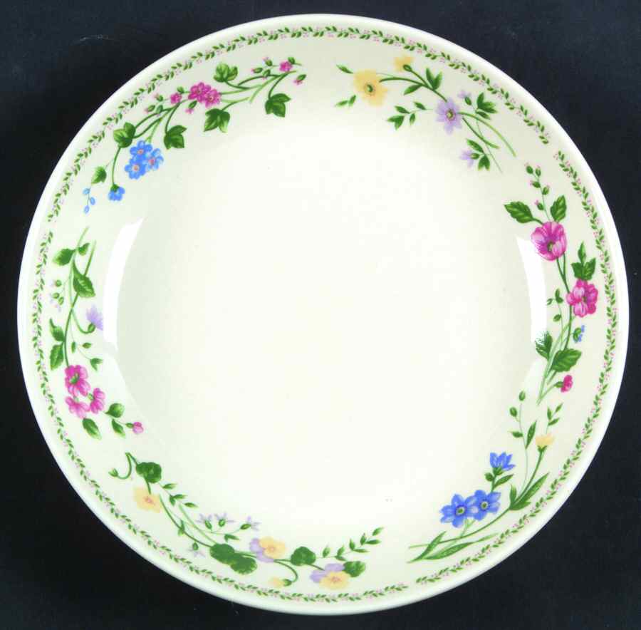 English Garden (4241, Cream Background) Coupe Soup Bowl by Farberware-1