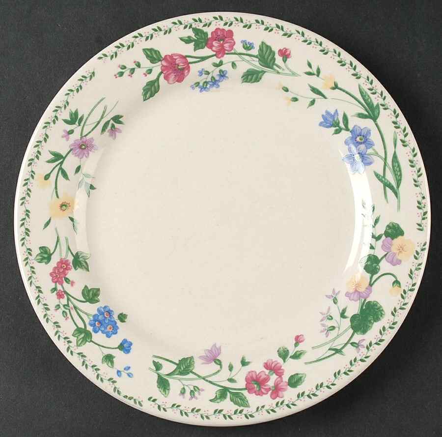 English Garden (4241, Cream Background) Salad Plate by Farberware-1
