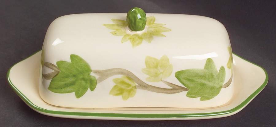 Ivy II (England) 1/4 Lb Covered Butter by Franciscan-1