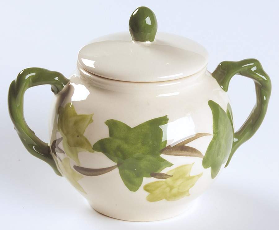 Ivy II (England) Sugar Bowl & Lid by Franciscan-1