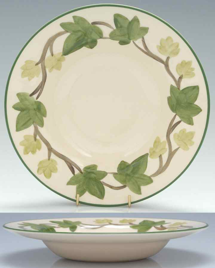 Ivy II (England) Large Rim Soup Bowl by Franciscan-1