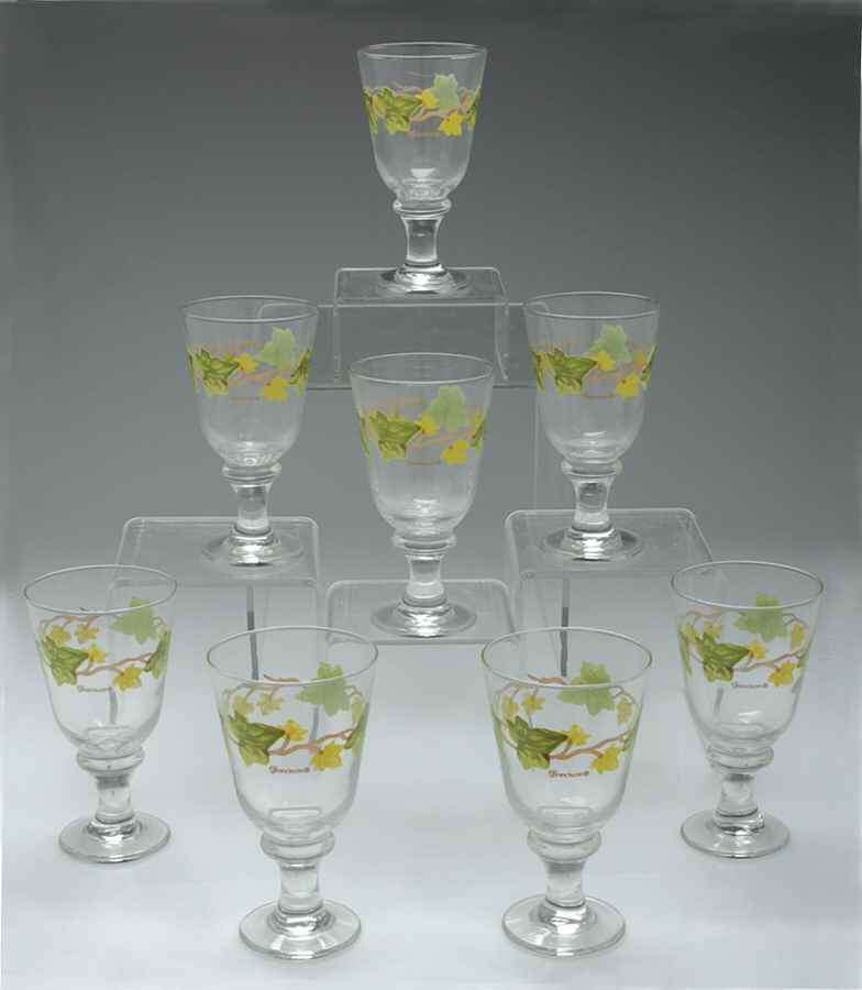 Ivy II (England) Set of 8 14 Oz Goblet by Franciscan-1