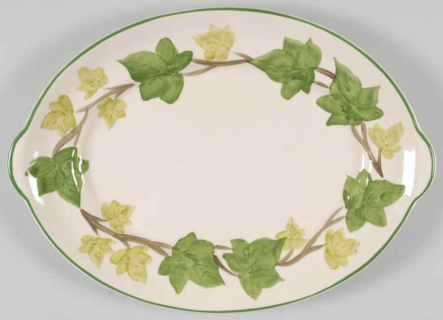 Ivy II (England) 14" Oval Serving Platter by Franciscan-1