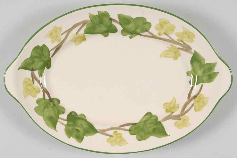 Ivy II (England) 12" Oval Serving Platter by Franciscan-1