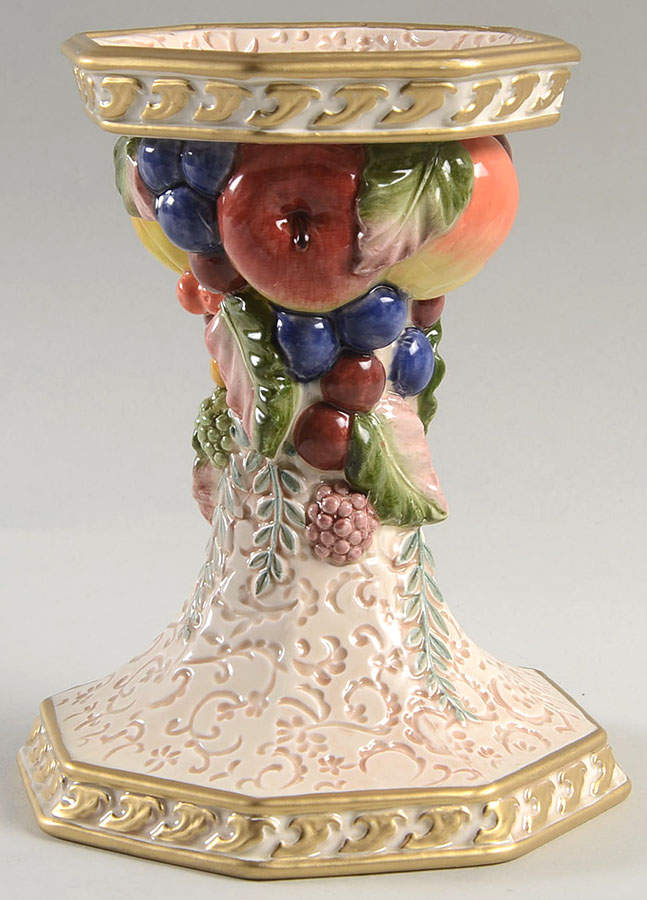 Venezia (Giftware) 6" Pillar Candleholder by Fitz & Floyd-1