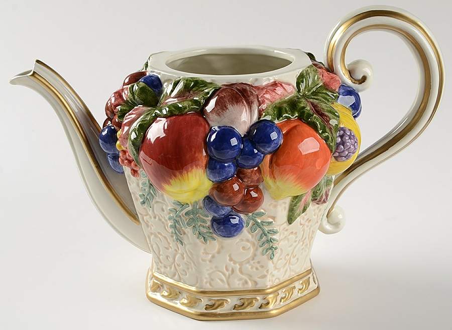 Venezia (Giftware) Teapot No Lid by Fitz & Floyd-1