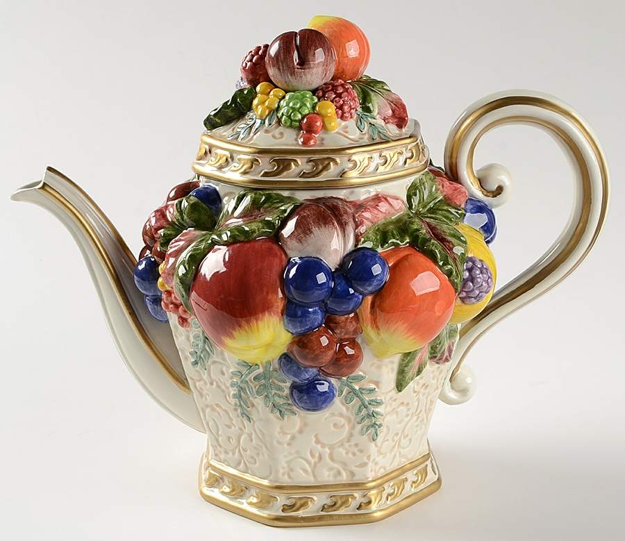 Venezia (Giftware) Teapot & Lid by Fitz & Floyd-1