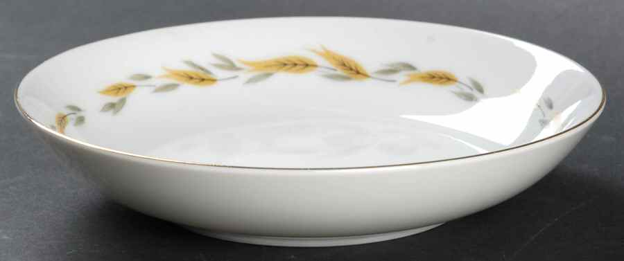 Golden Wheat Fruit/Dessert (Sauce) Bowl by Fine China of Japan-1