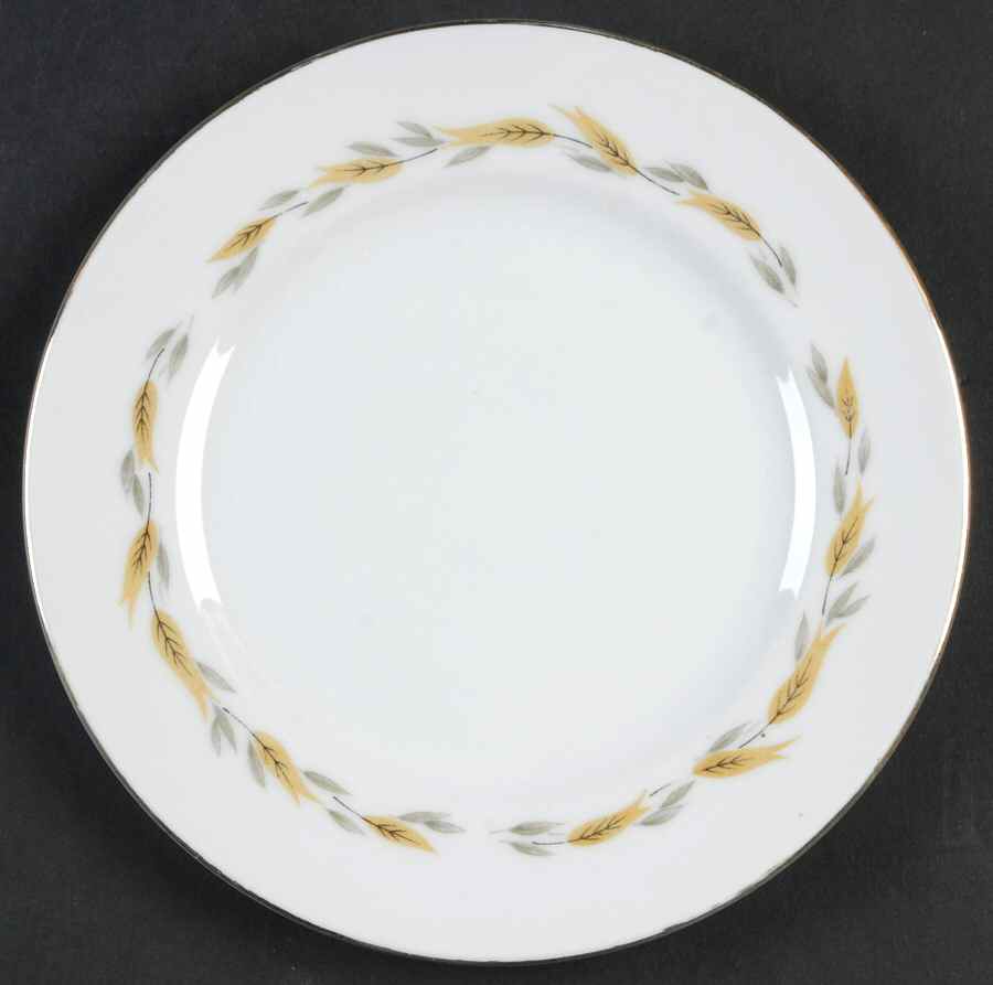 Golden Wheat Bread & Butter Plate by Fine China of Japan-1