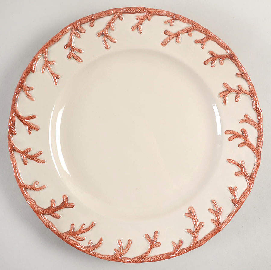 Coral Shells Multicolor Service Plate (Charger) by Fitz & Floyd-1