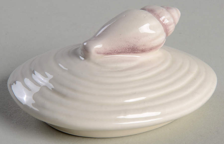 Coral Shells Multicolor Lid for Figural Sugar Bowl by Fitz & Floyd-1
