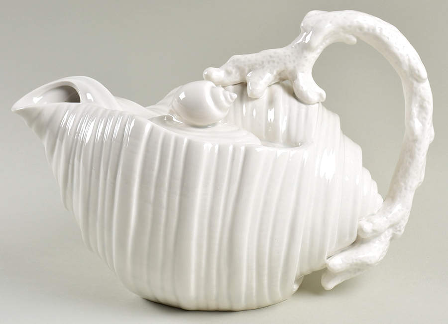 Coral Shells Teapot & Lid by Fitz & Floyd-1