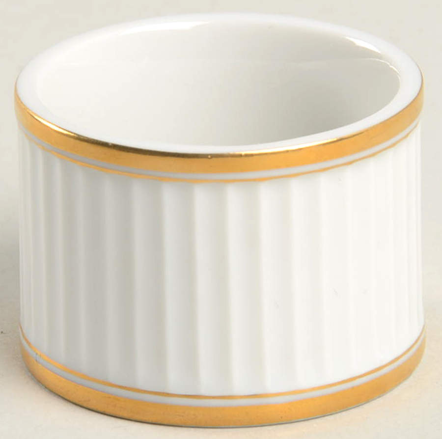 Classique d'Or White (Gold Verge and Trim Only) Napkin Ring by Fitz & Floyd-1
