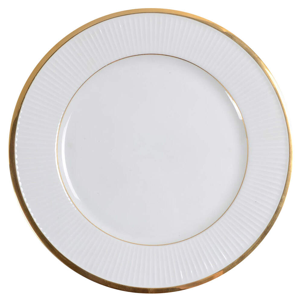 Classique d'Or White (Gold Verge and Trim Only) Dinner Plate by Fitz & Floyd-1