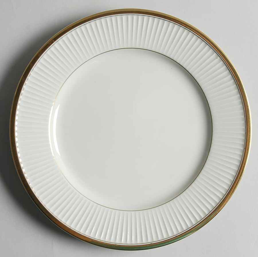 Classique d'Or White (Gold Verge and Trim Only) Salad Plate by Fitz & Floyd-1