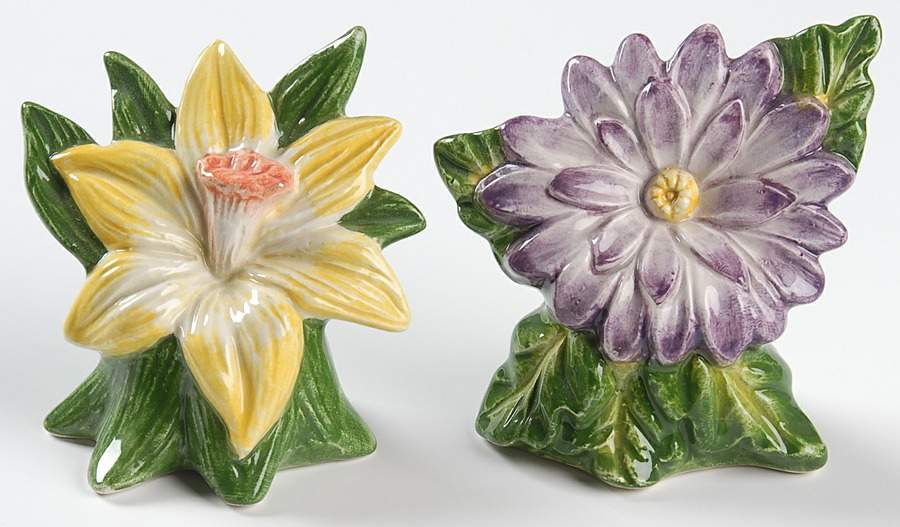 Country Garden Salt & Pepper Set by Fitz & Floyd-1