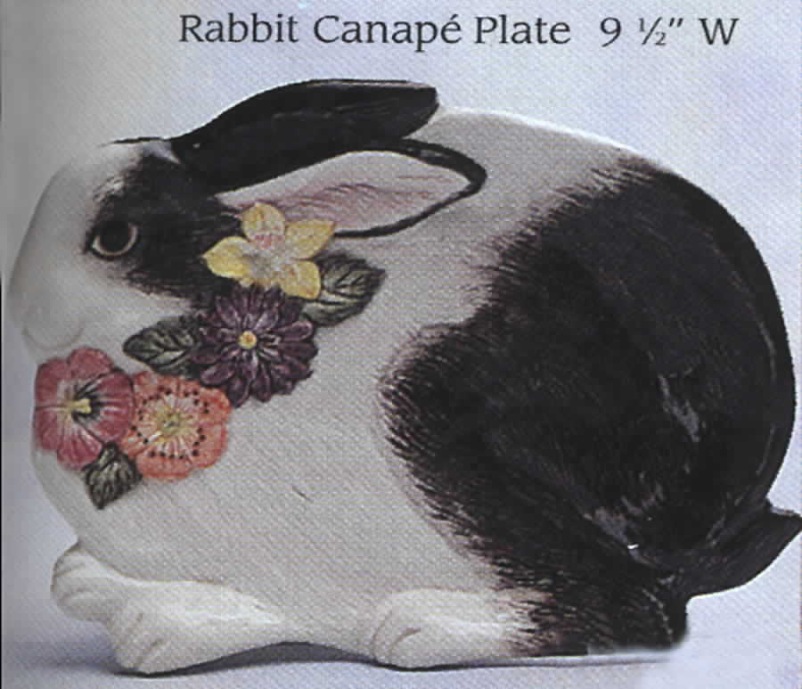 Country Garden Canape Plate by Fitz & Floyd-1