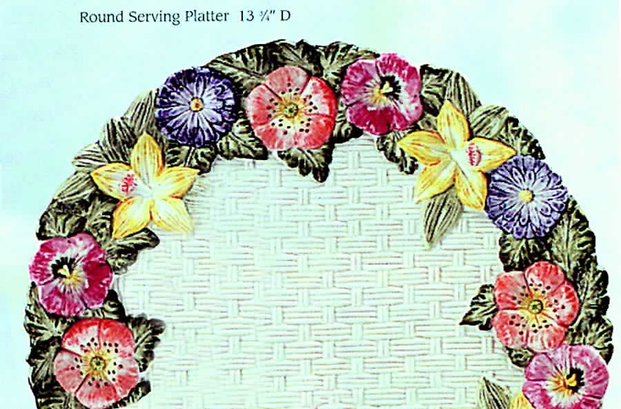 Country Garden Chop Plate (Round Platter) by Fitz & Floyd-1