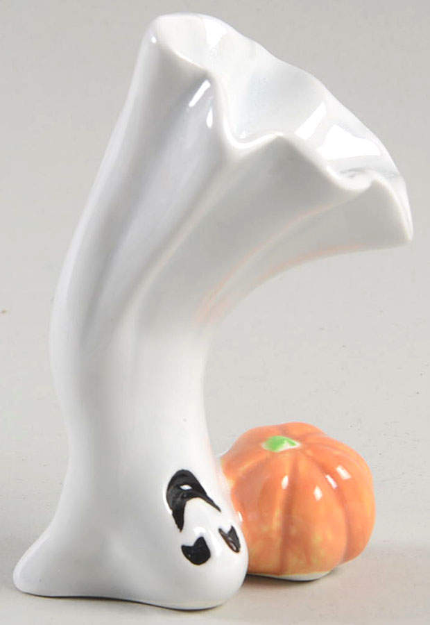 Halloween On Head Ghost Tumbling Figurine by Fitz & Floyd-1