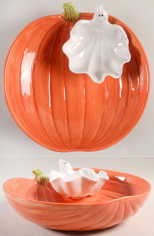 Halloween 1 Piece Chip & Dip by Fitz & Floyd-1