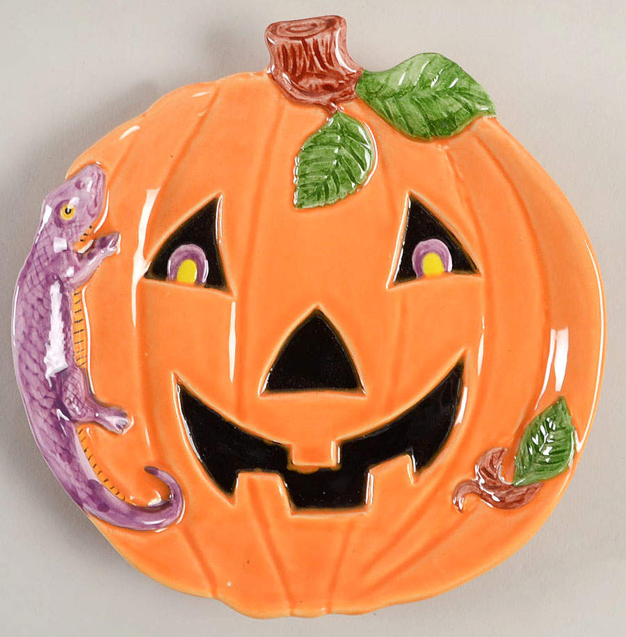 Halloween Canape Plate by Fitz & Floyd-1