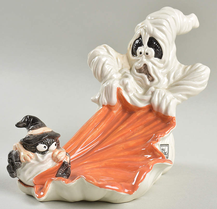 Halloween Votive Candleholder No Glass Globe by Fitz & Floyd-1