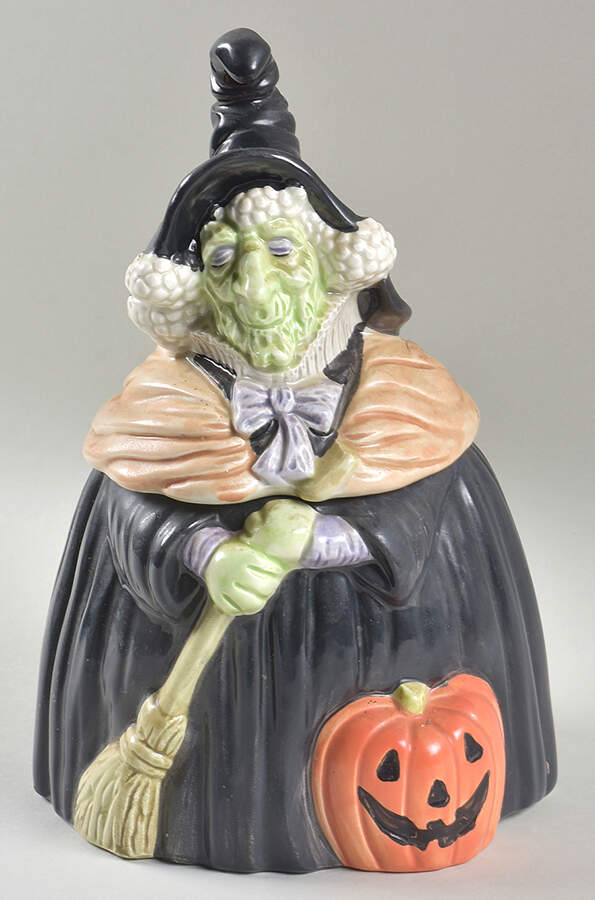 Halloween Candy Jar & Lid by Fitz & Floyd-1