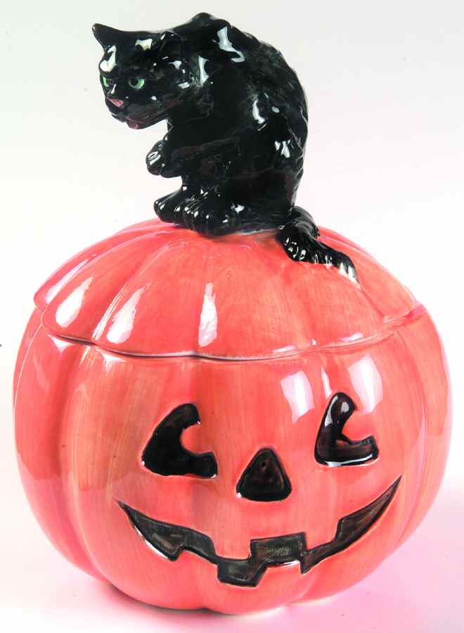 Halloween 5" Round Box & Lid by Fitz & Floyd-1