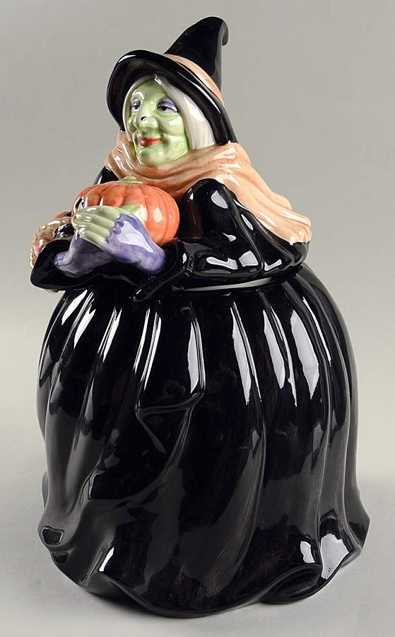 Halloween Cookie Jar & Lid by Fitz & Floyd-1
