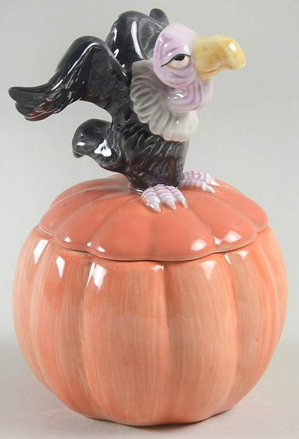 Halloween 5" Round Box & Lid by Fitz & Floyd-1