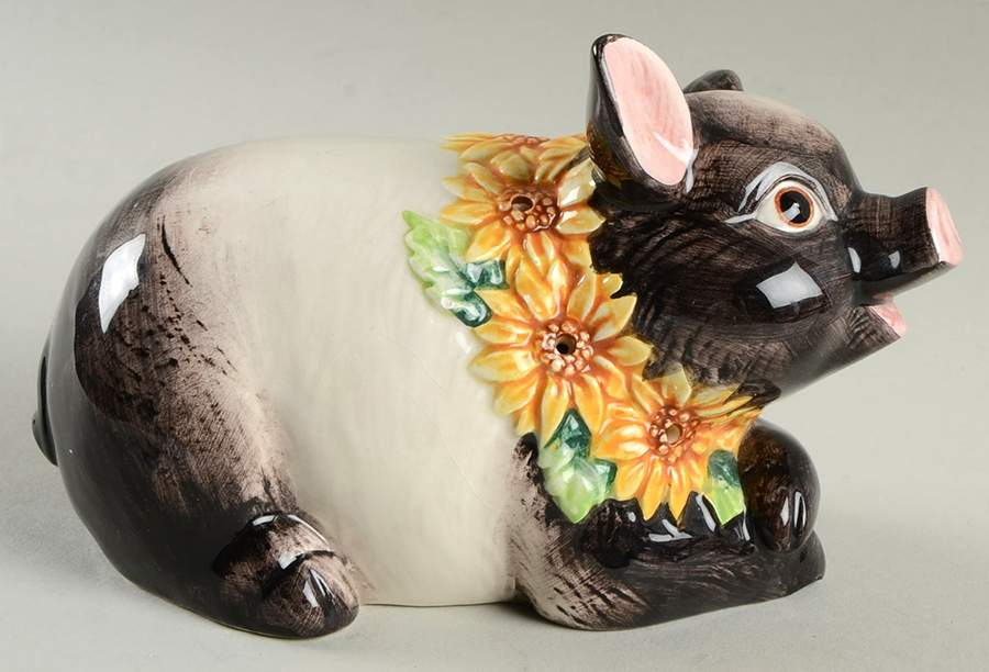 Hampshire Hog Sugar Shaker by Fitz & Floyd-1