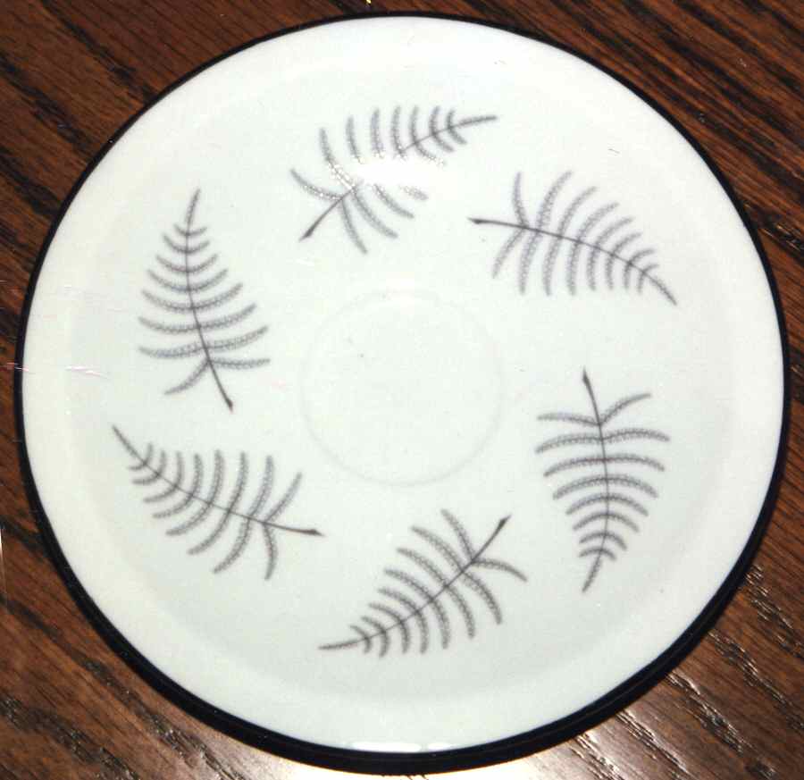 Fern Light Blue Saucer by Foley-1