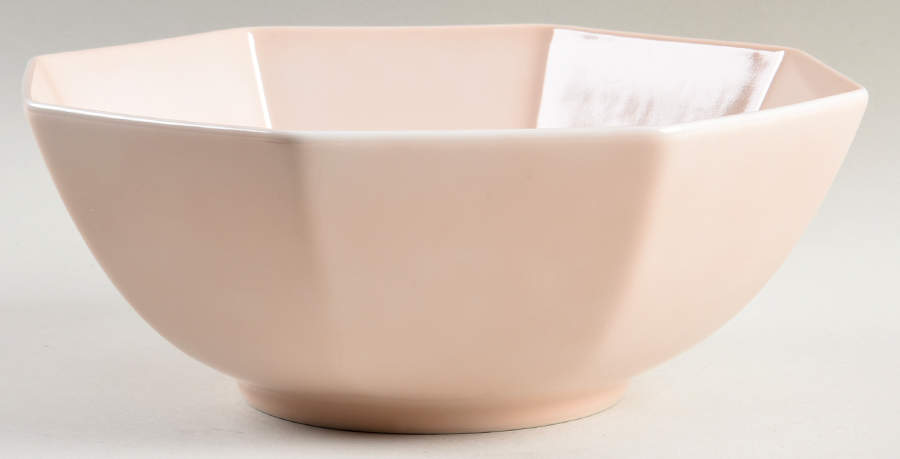 Total Color Shell Peach (Octagonal) 8" Octagonal Vegetable Bowl by Fitz and Floyd-1